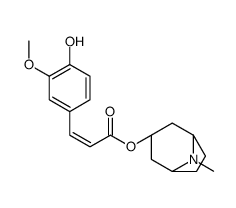 Tropanyl 3-hydroxy-4-methoxycinnamate